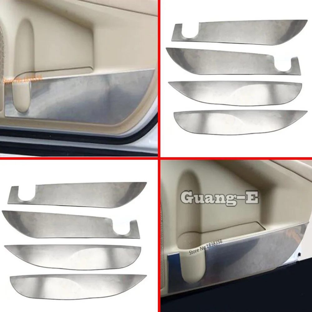 Car Stainless Steel Front Inside Door Audio Speak Sound Cover Ring Case Lamp Trim Stick Frame For Toyota Camry 2015 2016 2017