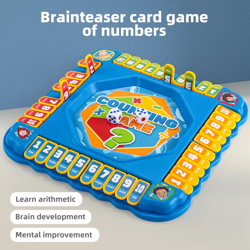 

Digital Flop Multiplayer Desktop Game With Punishment Wheel Children's Educational Enlightenment Toy Set board