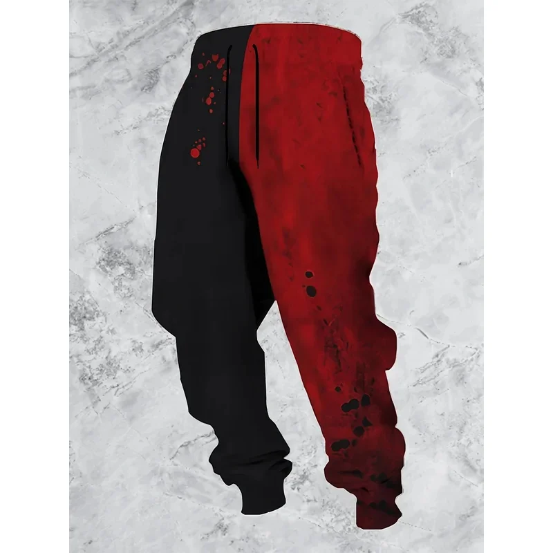 

Модные мужские спортивные штаны 2025 года, джоггеры с принтом граффити, облегающие брюки, повседневные брюки для отдыха с карманами, осенне-зимняя уличная одежда