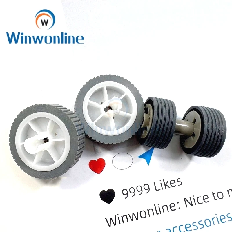 2Sets Brake Roller Pick Roller Pickup PA03656-0001 PA03656-E958 PA03656-E976 for Fujitsu ScanSnap iX500 iX1500 iX1400 iX1600