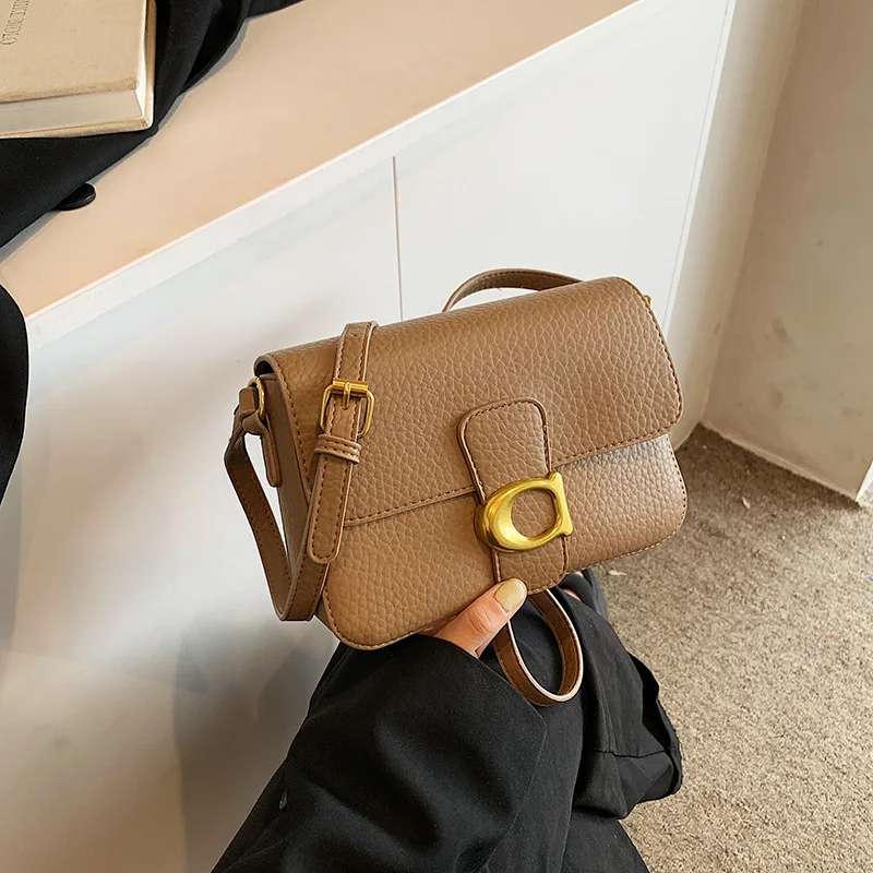 

Trendy Waxed Leather Crossbody Bag 2025 New for Women, Lightweight Shoulder Purse, Casual Large Capacity Bag for Daily Use