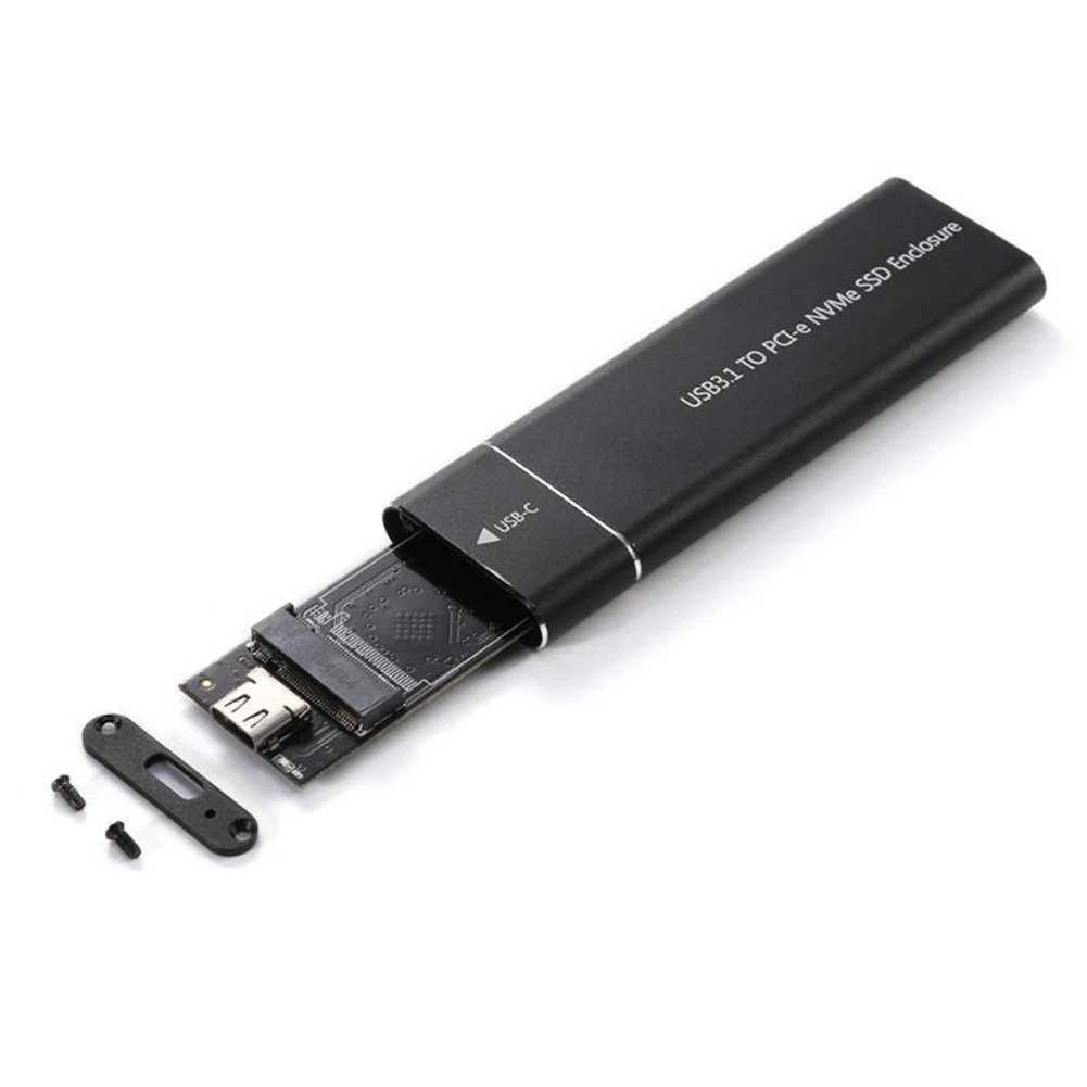 A01E-M.2 Nvme SSD Enclosure Adapter 10Gbps USB C 3.1 Gen2 Nvme Case External Enclosure Nvme Reader Nvme Case