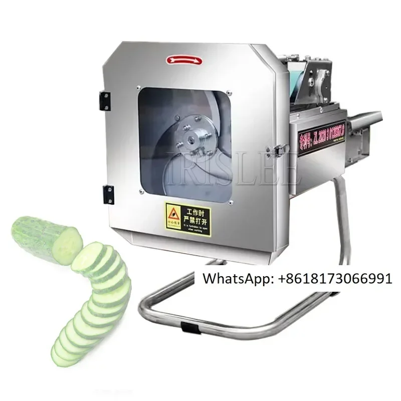 Commercial vegetable slicer, automatic electric cucumber slicer, potato chopper, food chopper, 220V