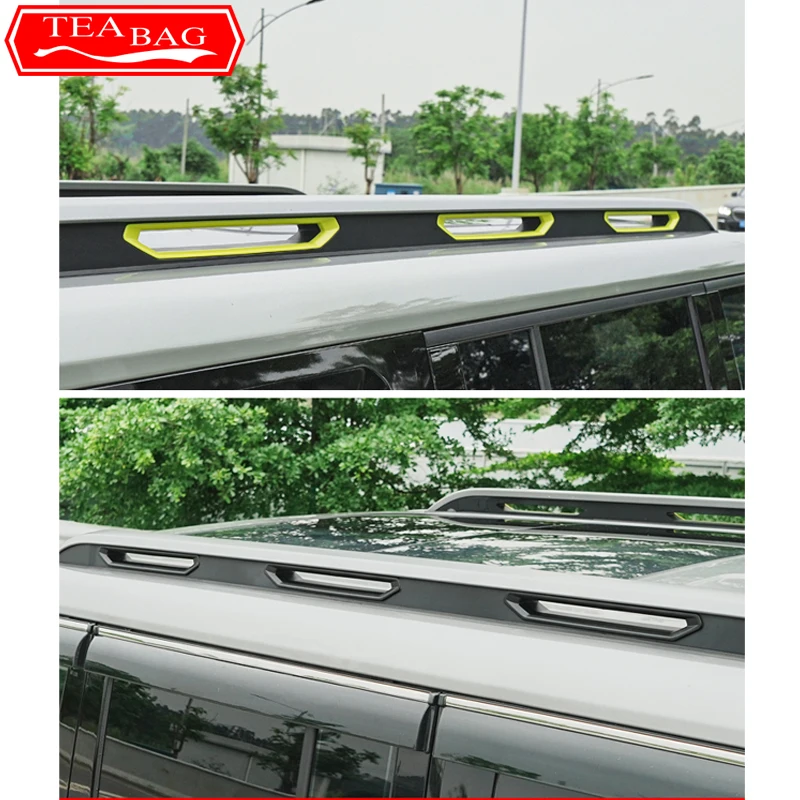 For Chery Jetour T2 2024 2023 Car Luggage Rack Decorative Cover Sticker Decorative Strip Trailer Hook Cover Auto Accessories