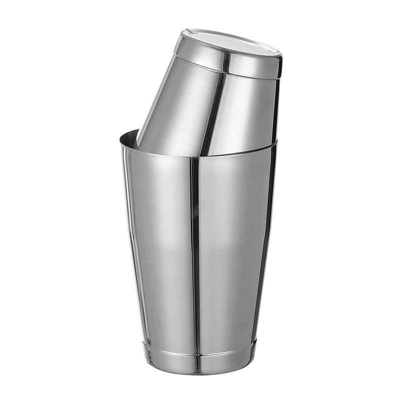 Juego de mini coctelera de 420 ml: juego de coctelera profesional Boston de dos piezas, coctelera para bebidas Martini hecha de acero inoxidable 304
