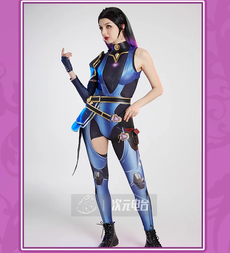 CosplayGame Valorant Reyna Costume Cosplay Scarpe parrucca Zyanya Mondragón Cosplay Gioco di ruolo Uniforme Festa di carnevale di Halloween