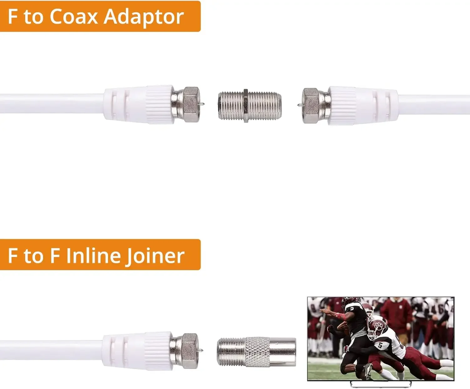 Neoteck 6-Way Coax Cable Splitter MoCA 5-2500MHz، Coaxial Splitter