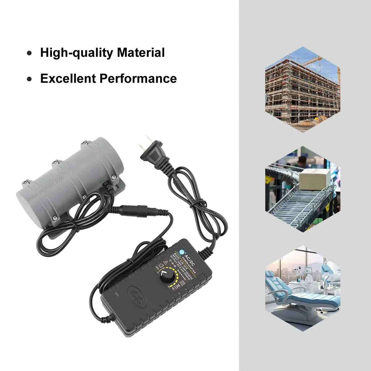 

Mini Vibrating Motor Vibrating motor carbon brush micro motor With power supply massage table vibration motor 3200RPM