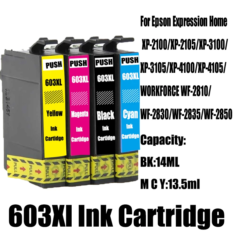 

Картридж с чернилами 603XL 603 для принтеров Epson T603 Expression Home XP 2100 2105 3100 3105 4100 4105