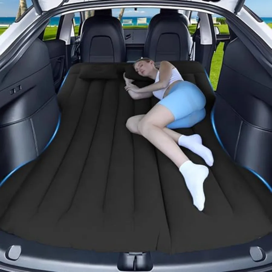 

Car Air Mattress Inflatable Bed Compatible with Tesla Model Y Mattress for SUV Truck RV Van Backseat Trunk 6.4 ft Portable and