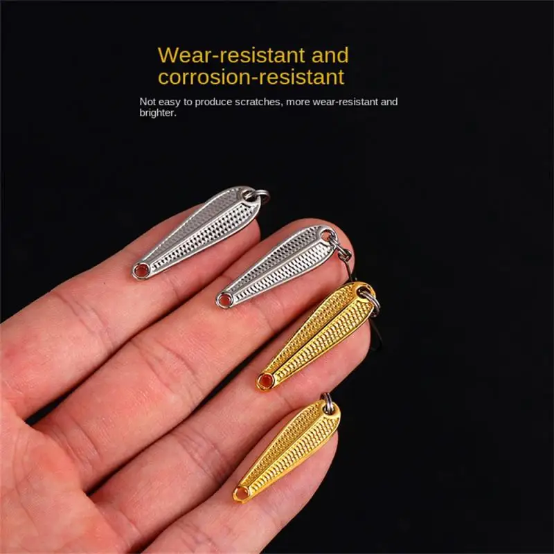 Spoon 043 Micro thornse 2.5-5g  Strengthen Single Hook Zinc alloy Metal Spoon Fishing Lures Trout