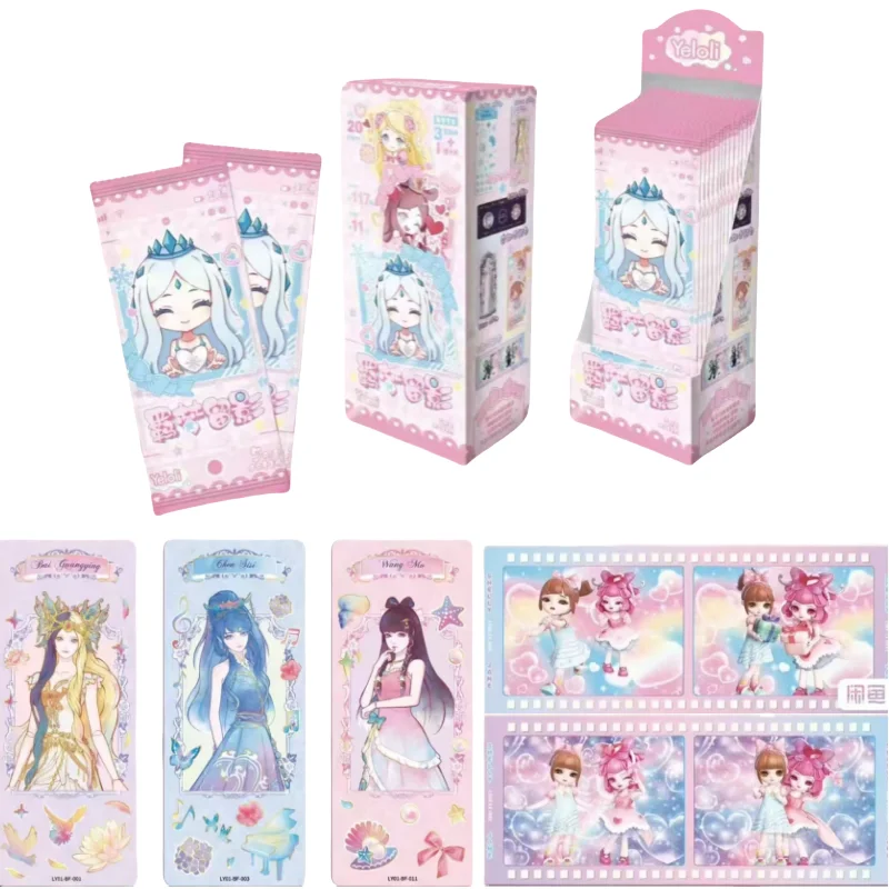 

KAYOU New Official Genuine Ye Luoli Flowing Light Collection Sticker Dream Photo First Bullet Collection Card Children's Toy