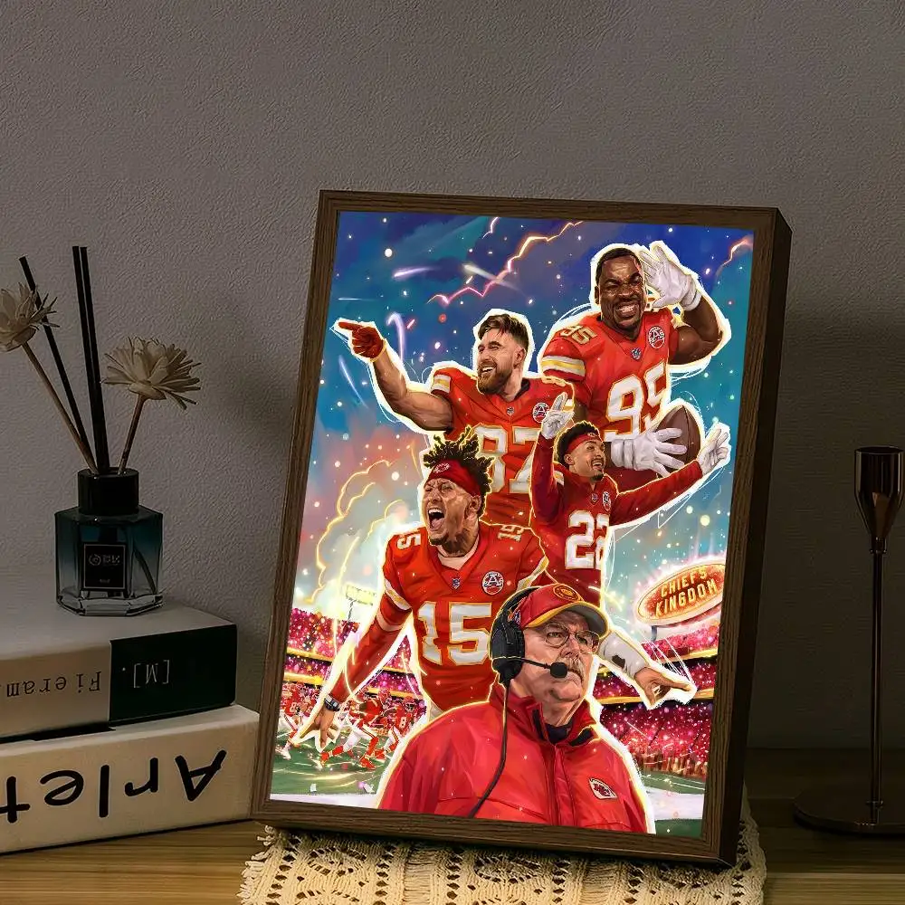 K-Kansas C-City C-Chiefs ملصقات الفيلم الكلاسيكي غرفة عتيقة مقهى ديكور الشمال ديكور المنزل #4