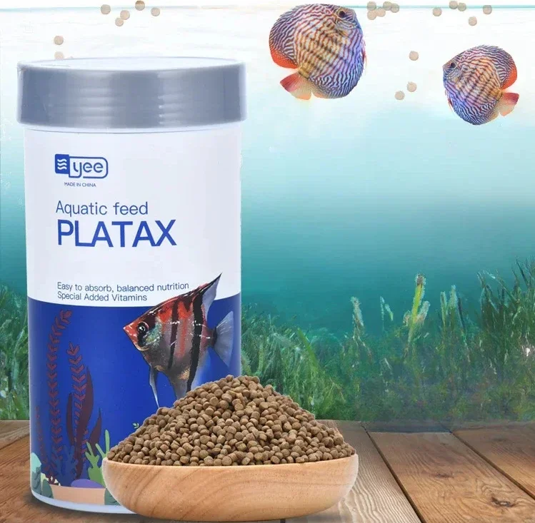 

Platax Pinnatus Batfis Angelfish Корм для рыб Легко впитывается Сбалансированное питание Специальное добавление витаминов