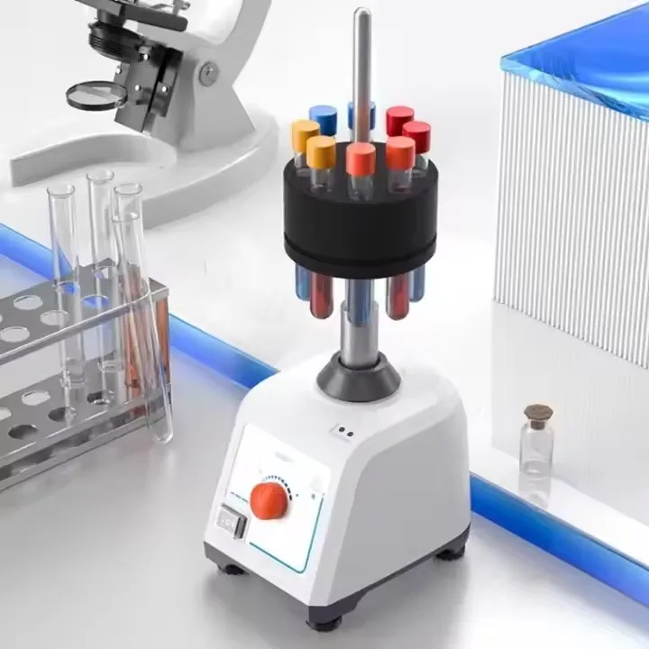 

IKEME Lab Instrument Mixer Variable Speed Vortex Mixing Lab Multiple Test Tube Whirling Liquid Mixer Vortex Mixer Shaker