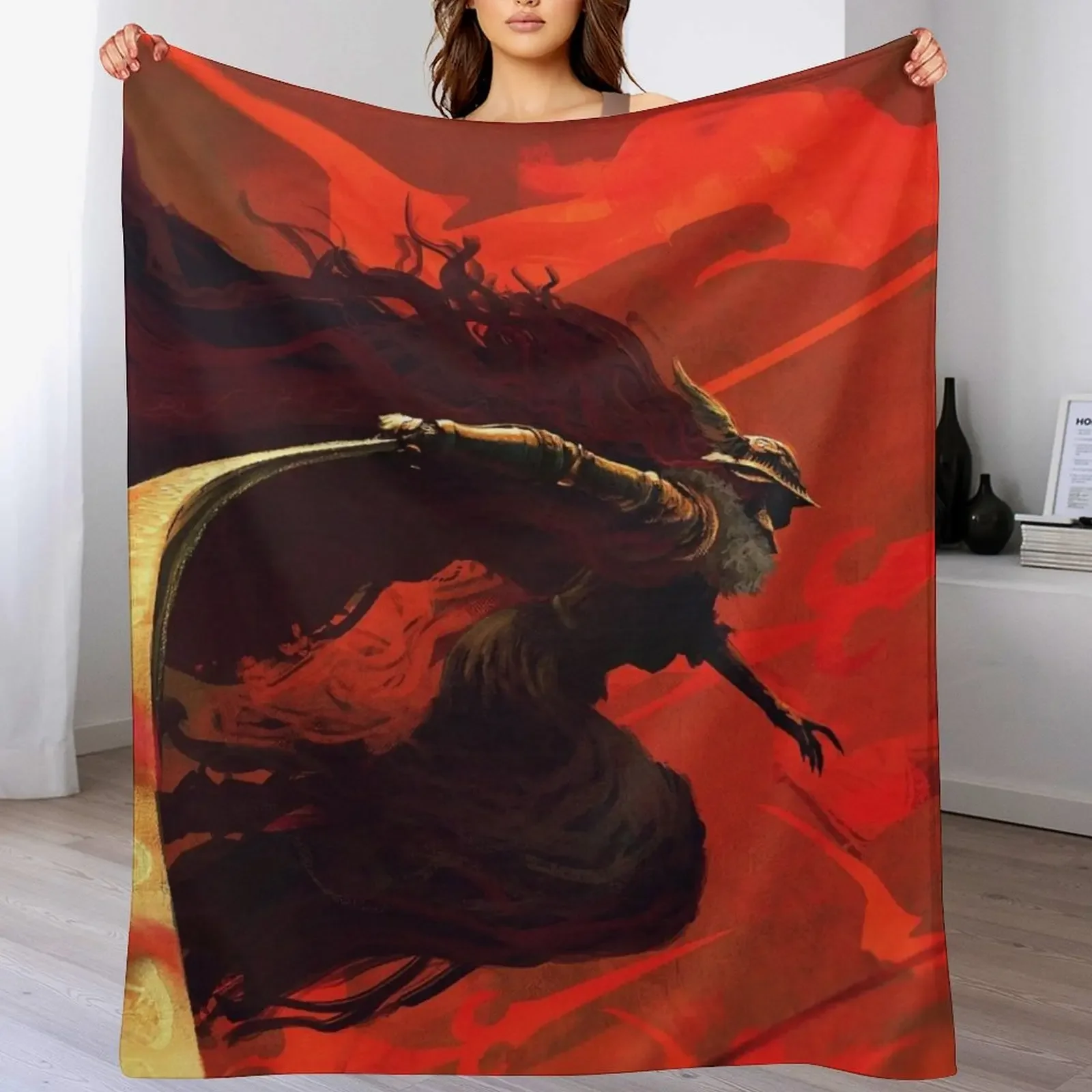 

The blade ( 2 ) Throw Blanket Flannel Sofa Quilt Single cosplay anime Blankets