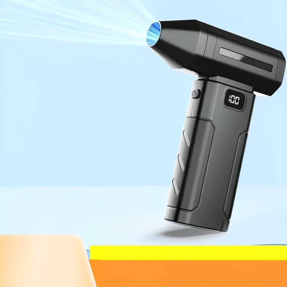 Portable X8 Turbo Blower Cordless Air Duster For Car Interior Detail Cleaning High Power Rechargeable Handheld Tool
