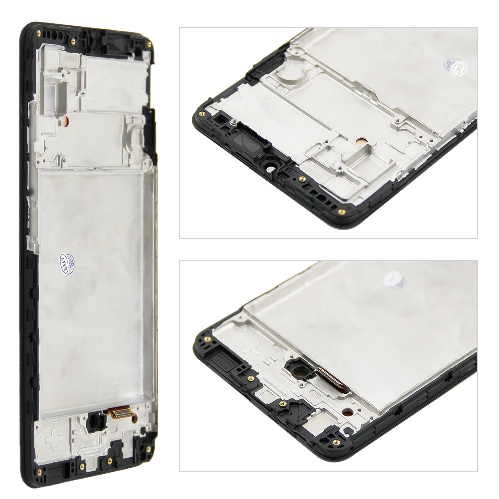 Super AMOLED A32 Screen Assembly for Samsung Galaxy A32 A325 A325F A325F/DS Lcd Display Touch Screen Digitizer With Frame Parts