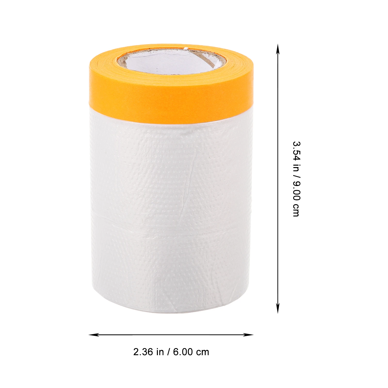 

Yellow Washi Masking Film 55cmx20m Car Paint Protection Furniture Decoration Wall Painting Tools Sprayed Film Plastic Cover