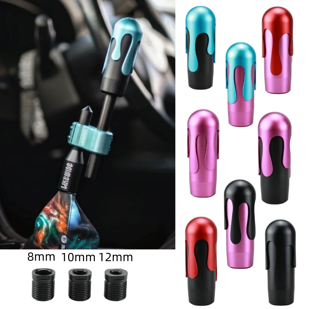 Car modification accessories Manual gear head summer ice cream metal wave mixed head Shift knob gear lever