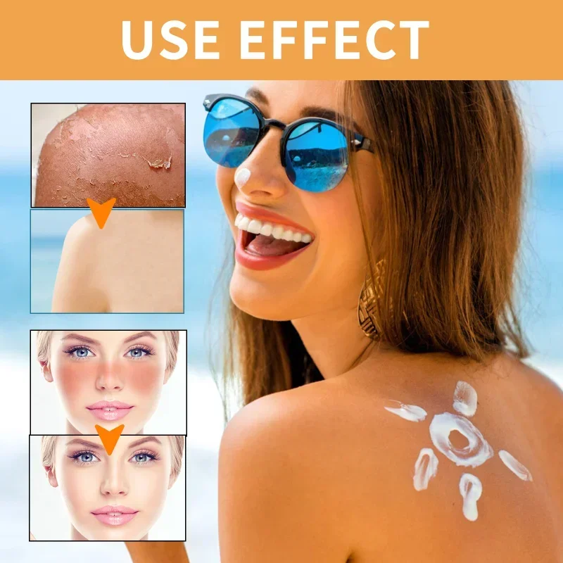 سطع واقية من الشمس SPF 50 الصيف منعش الجلد واقية Sunblock مكافحة الأشعة فوق البنفسجية ترطيب تبييض الوجه العناية بالجسم كريم الشمس