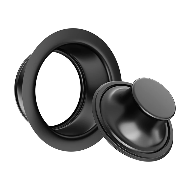 ABVJ-brida y tapón para eliminación de basura del fregadero de cocina, brida de drenaje del fregadero con tapón para eliminación de basura de 3-1/2 pulgadas