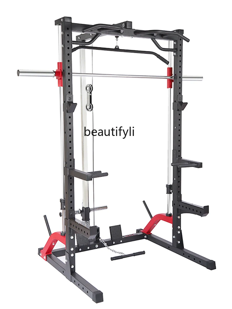 

Half frame squat bench press gantry rack household high pull-down multi-functional fitness equipment