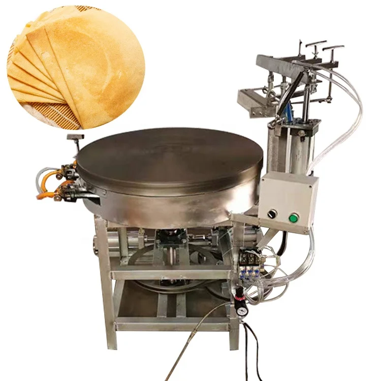 Semi-automatic manual feeding temperature control pancake machine