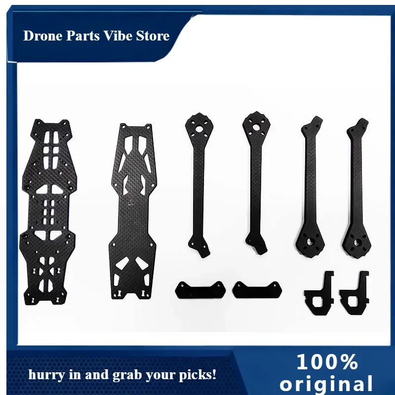 

APs New Custom CNC Machining Metal Dr-one Frame Carbon Fiber Sheet Aerial Dr-one Fpv Rack