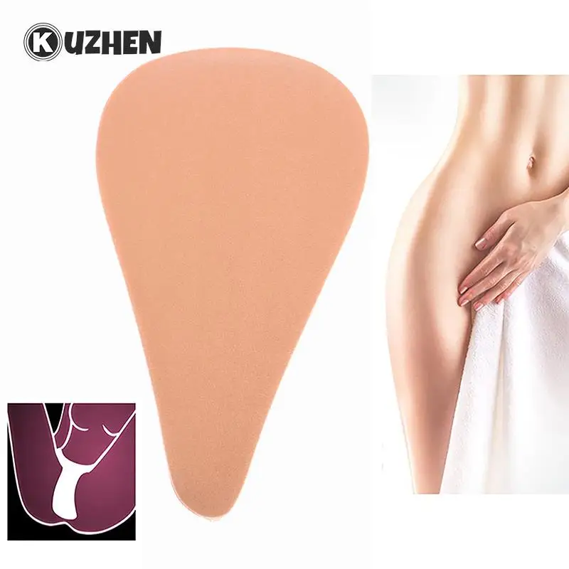 Camel Toe Self-Adhesive Concealer Suits Stick Sponge Anti Wrinkle Removal Pad Privacy Invisible Silicone Pad Insert 1pcs