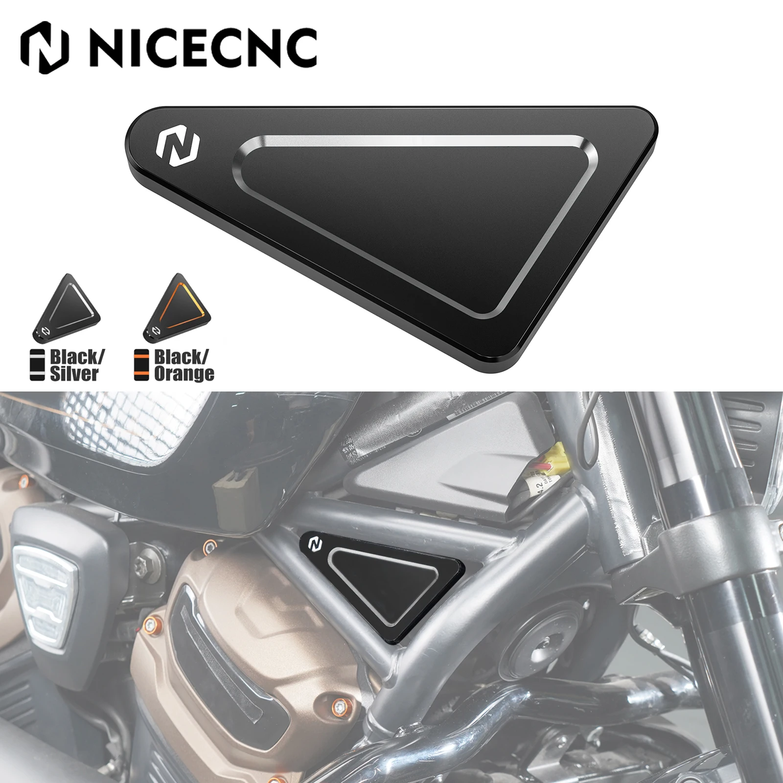 

For Harley Nightster RH975 2022-2024 RH975S 2023-2024 Right Side Cover Frame Cover Sportster S RH1250S 2021 2022 2023 2024