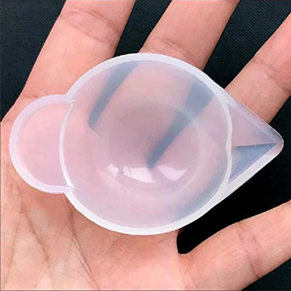 10 Pcs Silicone Mold Cup Dispenser, Mini Measuring Cup,Modulation Tools For DIY Epoxy Resin Craft