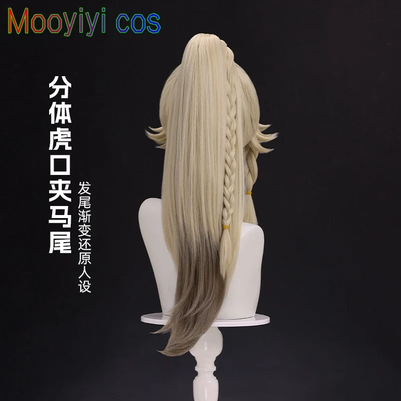 جينشين إمباكت كاتشينا شعر مستعار تأثيري هالوين عيد الميلاد لعب الأدوار حفلة معرض كوميدي لعبة أنيمي جديد Mooyiyi cos