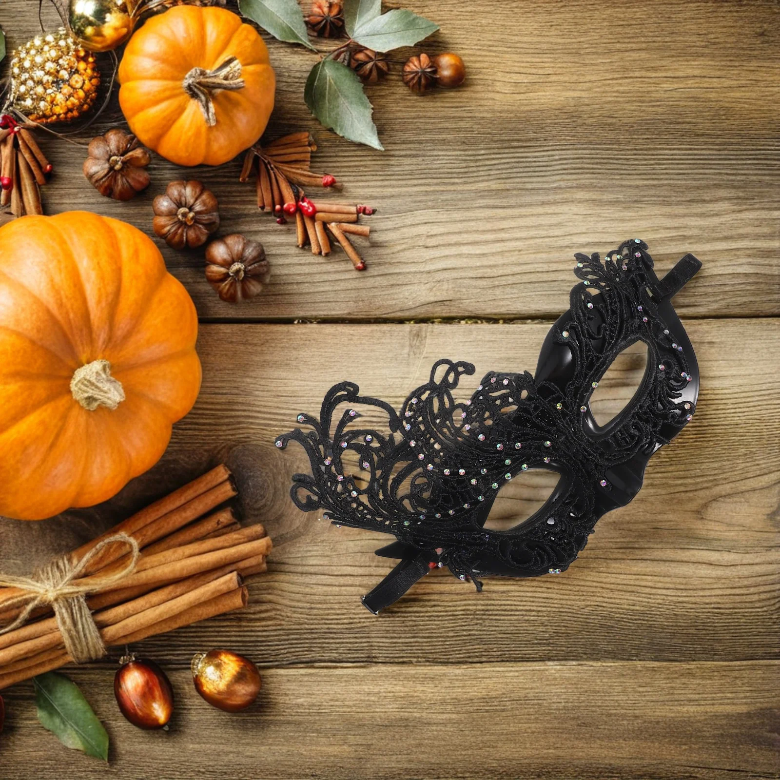 

Elegant Lace Half-Face Mask for Masquerade Party Women's Cosplay Carnival Accessory Lightweight Adjustable Fit for Themed Events