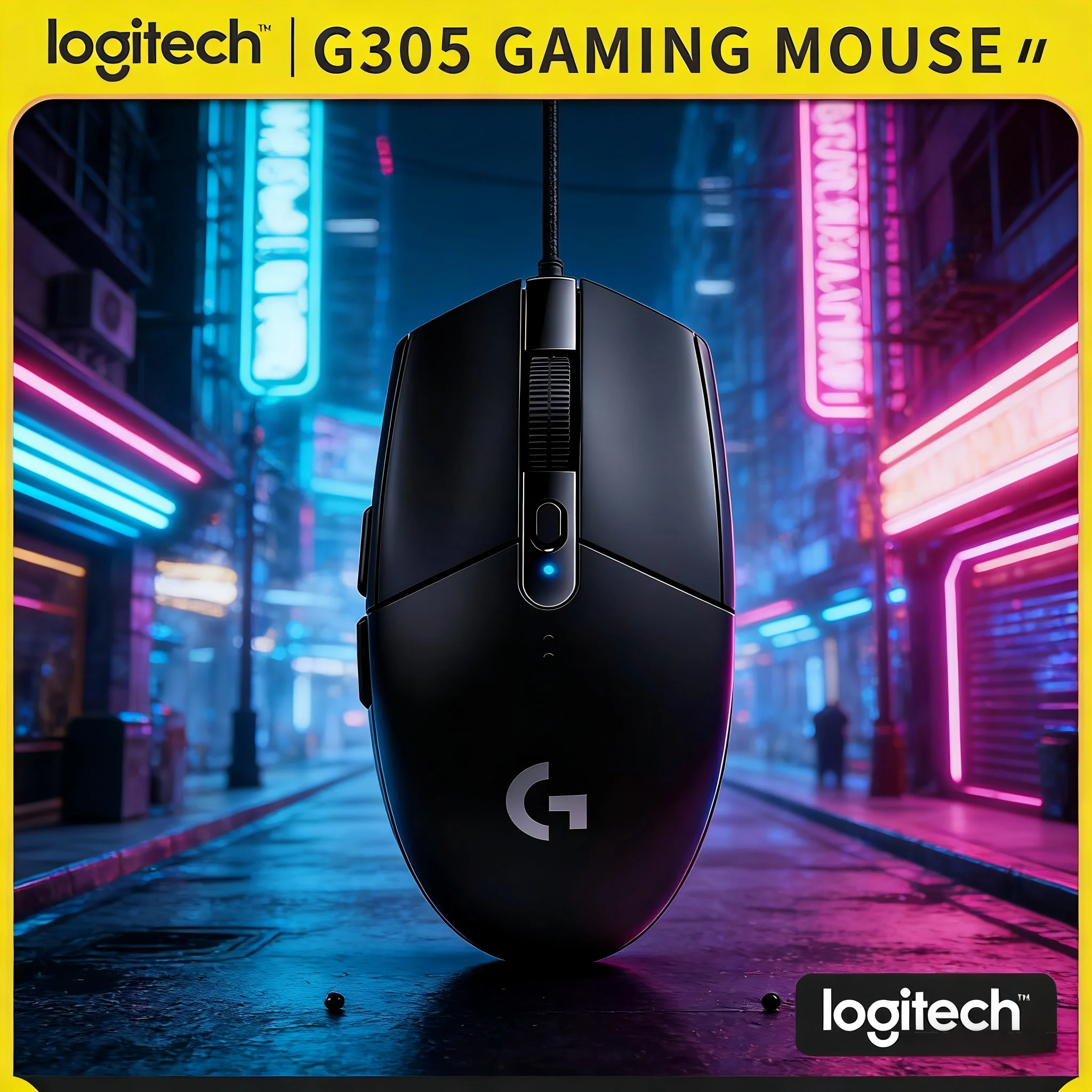 

Logitech G305 G304 Wireless Gaming Mouse,6 Programmable Keys, 250hr Battery PC Mac,LIGHTSPEED 1ms Lag-Free, 12000 DPI HERO,