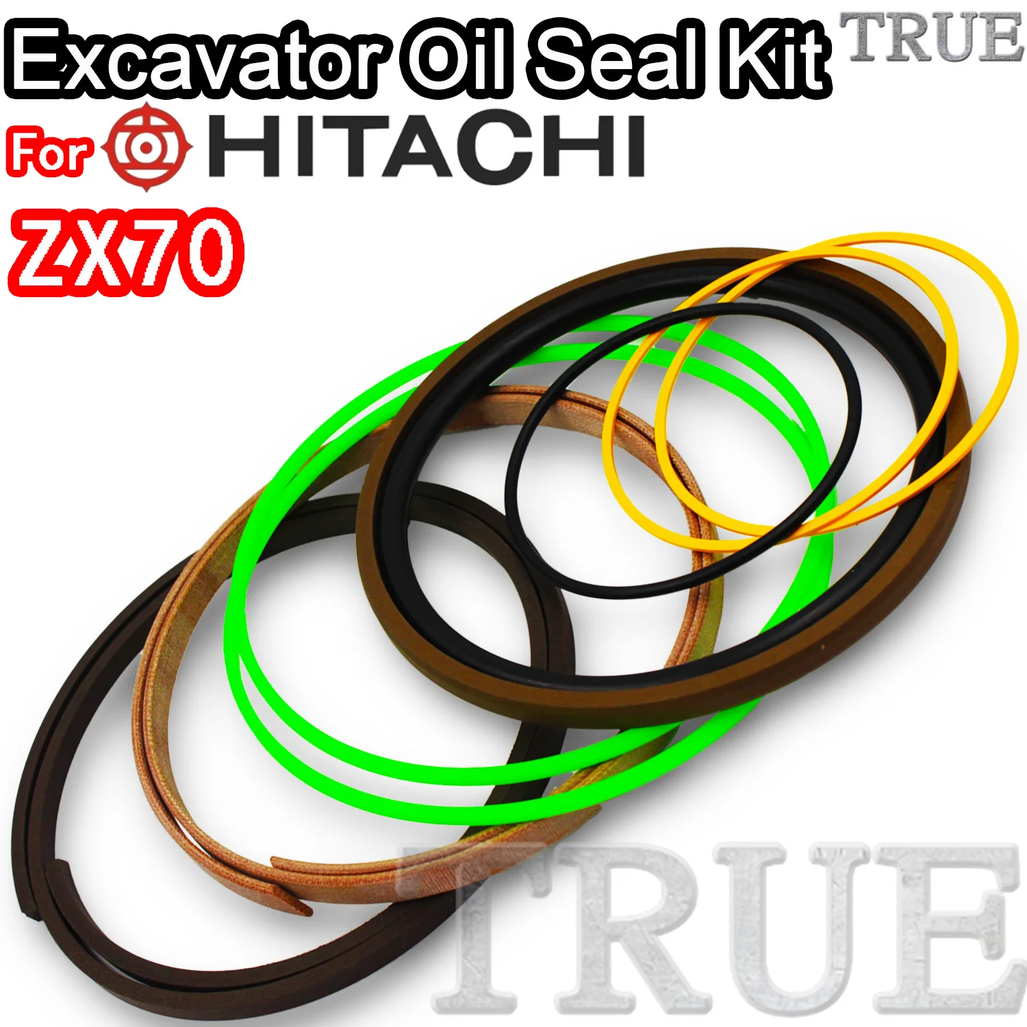 

For ZX70 Hitachi Oil Seal Excavator Repair Kit Control Pilot Valve Blade TRAVEL Joystick Engine O-ring Cylinder BOOM ARM Bucket