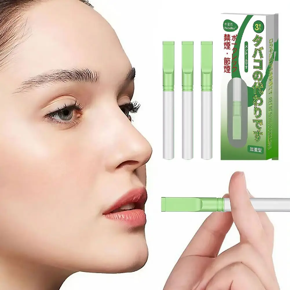 Flavored Smoking-Cessation Sticks Replacement Inhaler Fresh Breath Aid Smoking-Cessation Support For Car And Train Travel Use view 5