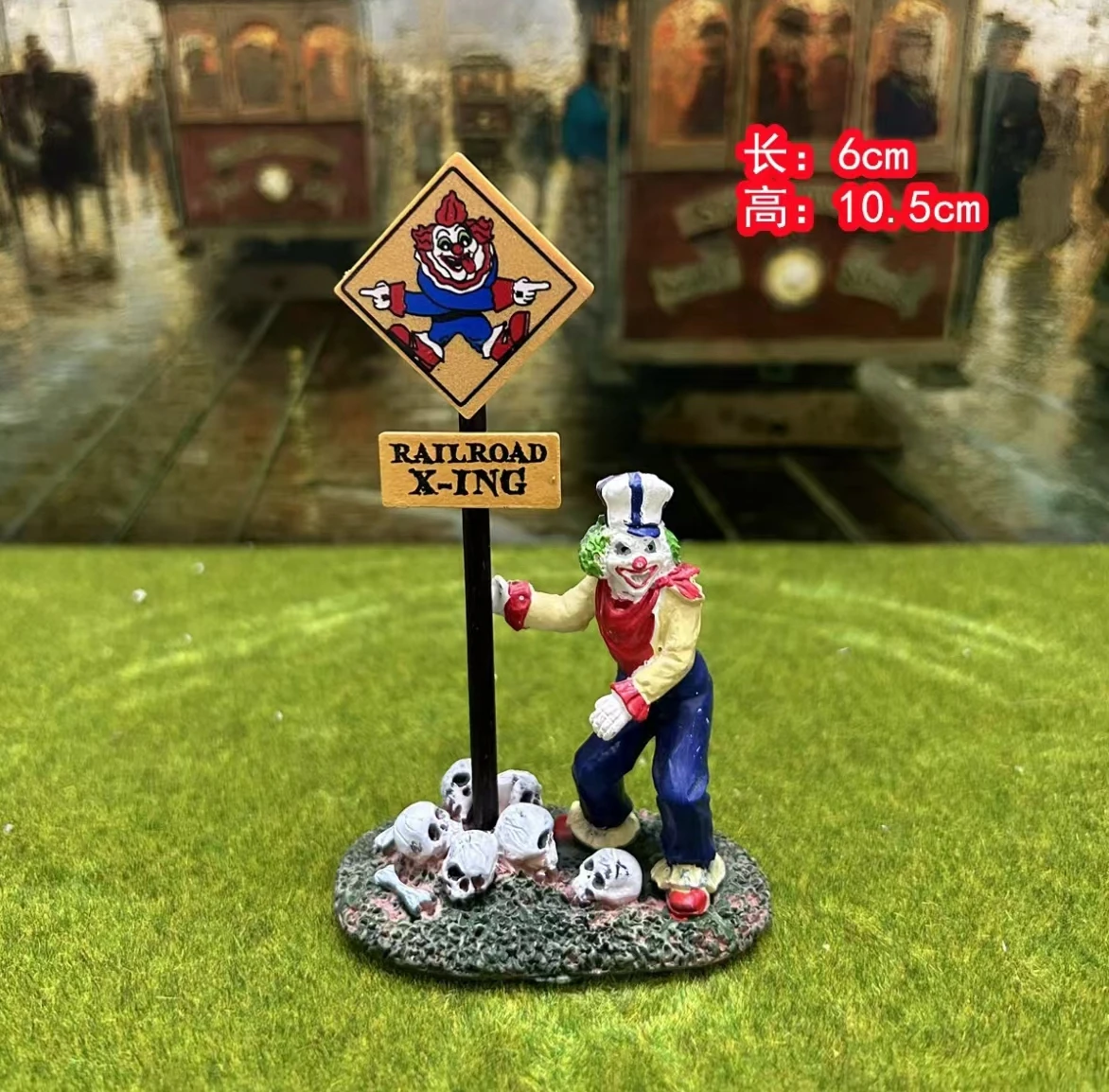 resin figure mental psychological sand table game box court therapy clown