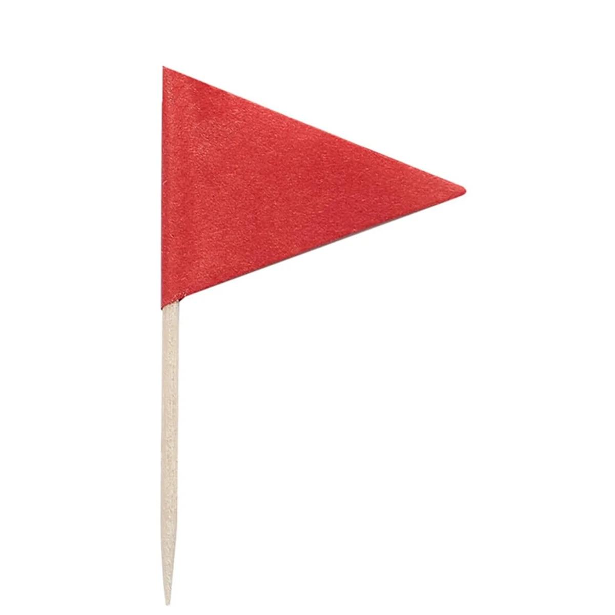 100 Pcs Solid Red Toothpick Flags Small Mini Plain Red Color Stick Cupcake Toppers Flags DIY Decoration