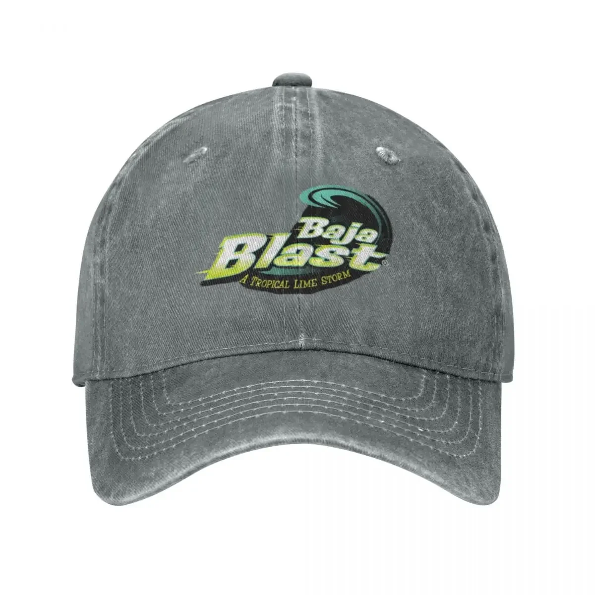 Baja Blast Plain Logo Baseball Caps Snapback Denim Fabric Hats Outdoor Adjustable Casquette Streetwear Baseball Cowboy Hat