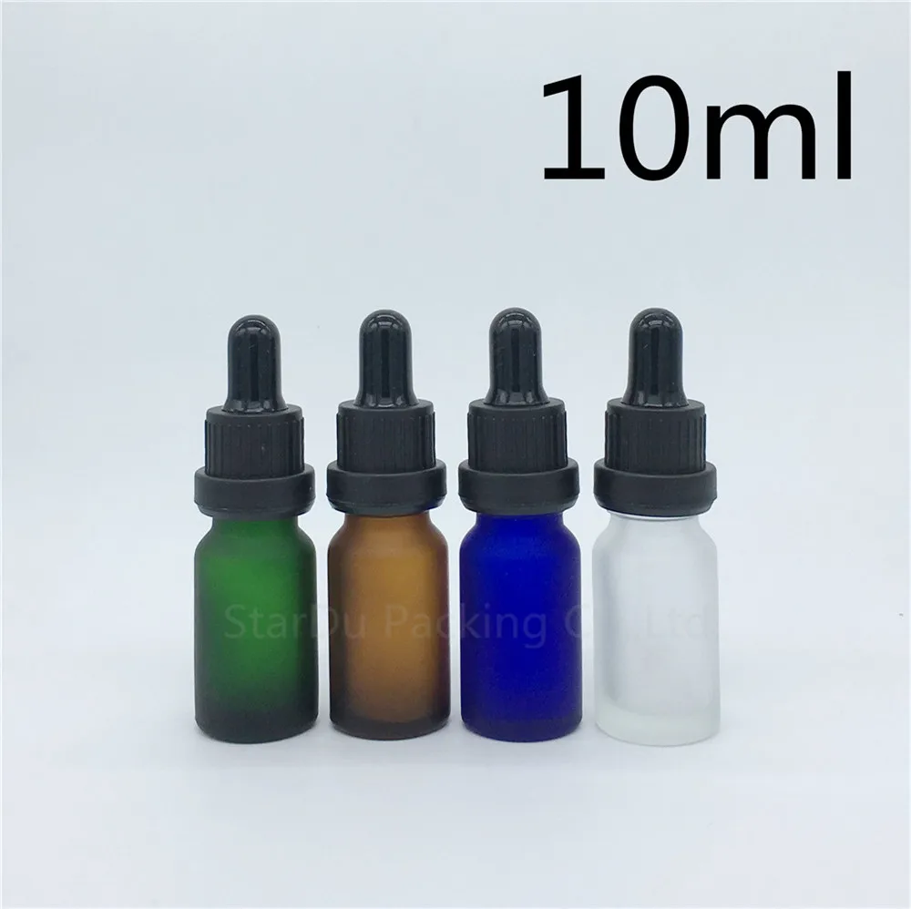 

Travel Bottle 10ml Amber Green Blue Transparent Frosted Glass Essential Oil bottle,10cc Tamper Evident Dropper Bottle 200pcs/lot