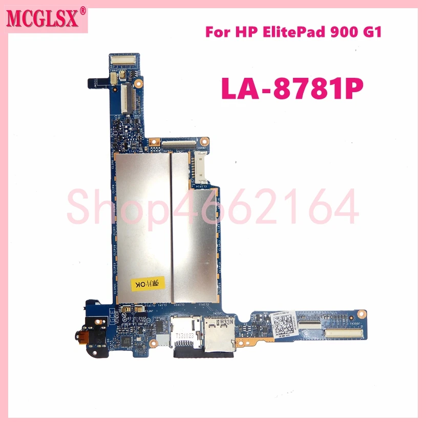 LA-8781P Mainboard For HP ElitePad 900 G1 Tablet Laptop Motherboard  724353-001 100% Tested OK