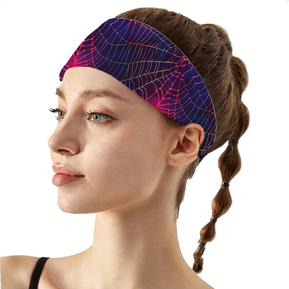 1pc Insect Element Headband Fashion Hair Band Headpiece Sports Yoga Breathable Sweat-Absorbing Hair Scarf