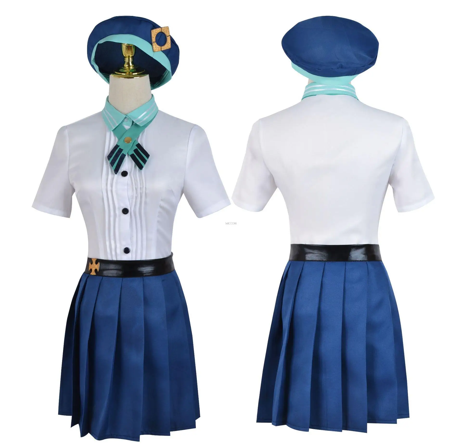 Gioco Genshin Impact Cosplay Costume da saccarosio parrucca Anime Cute Girl Women JK uniforme Costume di Halloween per bambini