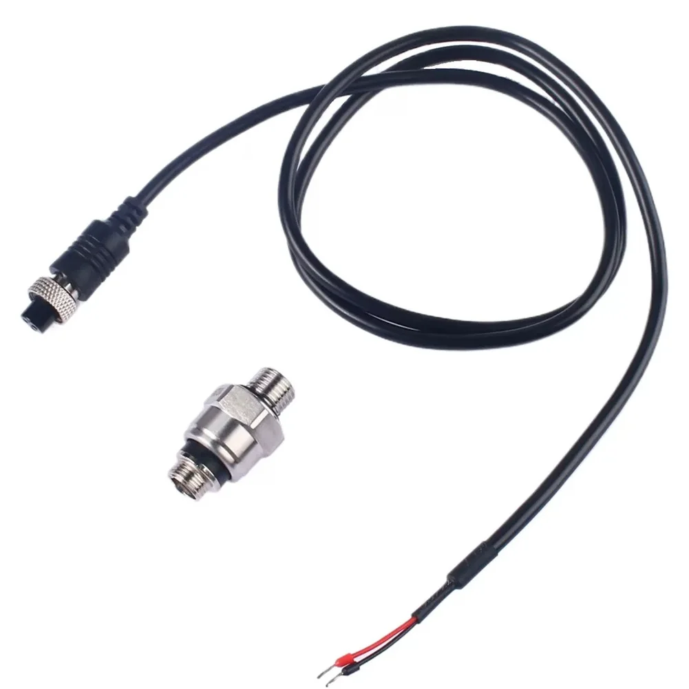 Stainless Steel Water Pressure Sensor 4-20mA Signal Output G1/4 External Thread 0-1MPa Range 10-28V Operating Voltage