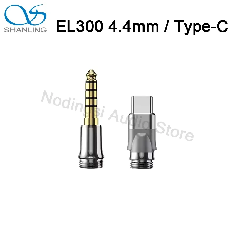 

SHANLING EL300 4.4mm/Type-C Replaceable Adapter for TINO Earphone Cable Adapter Male-Female Adapter Plug Headphone Connector