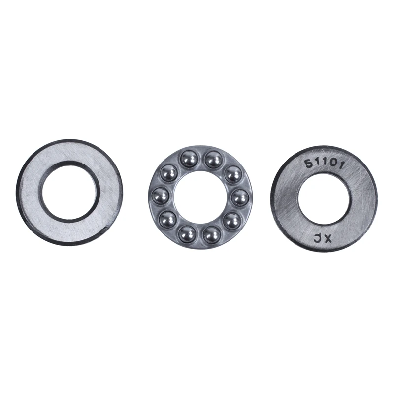 2X 51101 Thrust Ball Bearing, 12 X 26 X 9 Mm