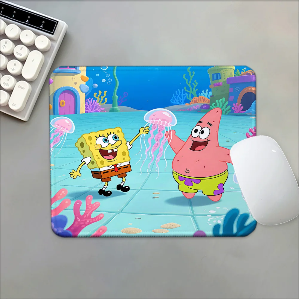 Keyboard Pad S-Spongebobs Computer Mat Desk Accessories Pc Gamer  Mousepad Company Game Mats Mouse Anime Mause Table Decoration