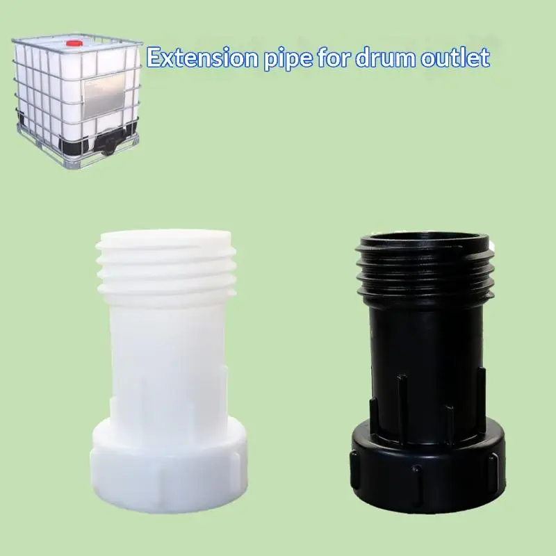 S60 To S60 IBC Tank Adapter Extension 2-Inch Connector Adapter Fitting Garden Irrigation Water Tank Plastic Extension Hose Gift