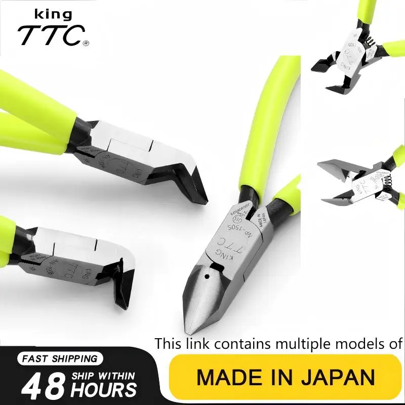 

TSUNODA NP-150S(40 ° )/AN-150A(45 ° ) Диагональные кусачки, угловой резак для пластиковых моделей, ручной инструмент для точной обрезки